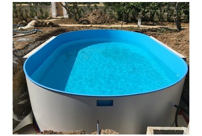 Montaggio piscina interrata Gre
