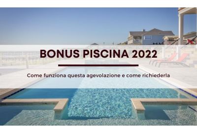 Ristrutturare la piscina con il bonus 2022