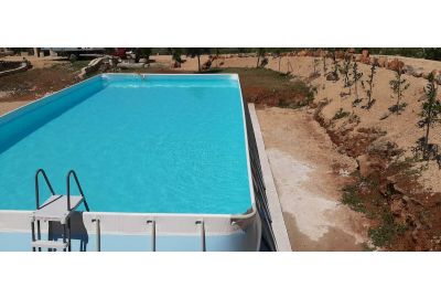 Montaggio piscina fuori terra Pantelleria