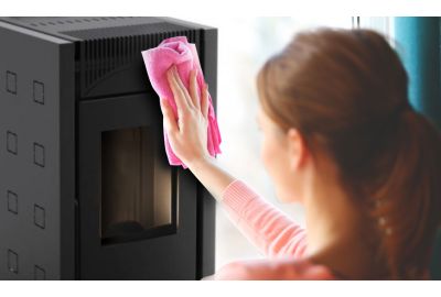 Come pulire il vetro di una stufa a pellet