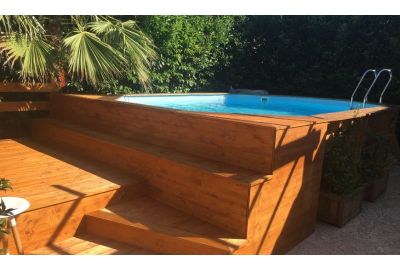 Piscine fuori terra in legno: pro e contro