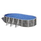 Piscina fuori terra Salento 730x375x120 cm San Marco | kit piscina base