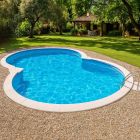 Piscina da giardino interrata a forma di otto 920x600x150 cm | Kit Diamond