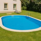 Piscina ovale interrata 1100x550x150 cm | Kit Diamond