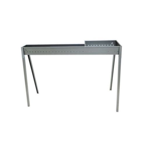 Canalina per arrosticini con barbecue Torino Grill 80+40 cm