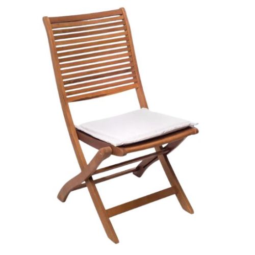 Cuscino per sedie da esterno crema