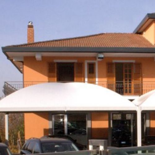 Gazebo da giardino in ferro quadrato Cicogna System