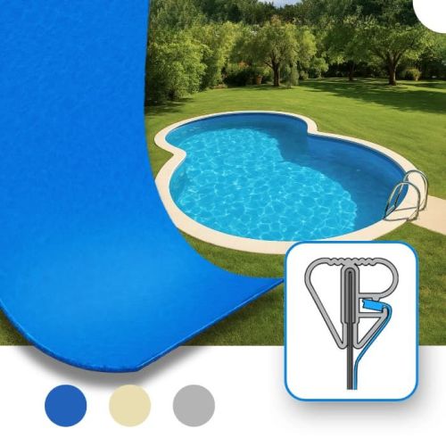 Telo interno per piscina a forma di otto 625x360x120 cm