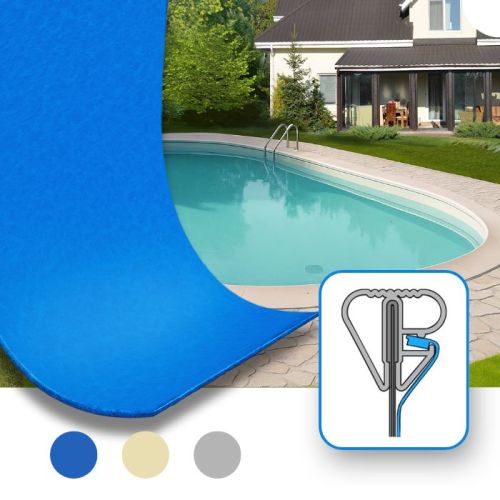 Telo interno per piscina ovale 1030x500x150 cm