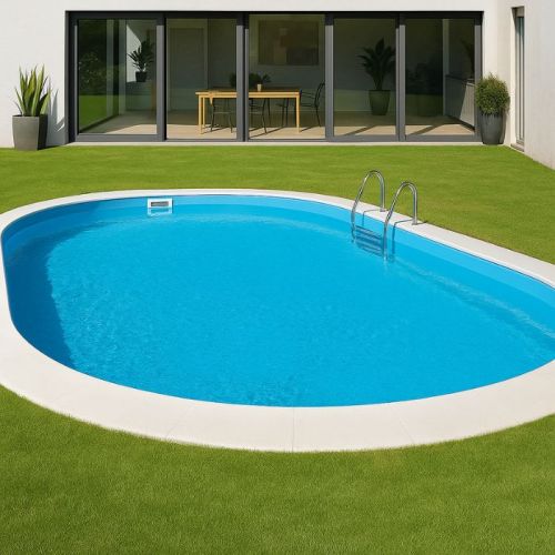 Piscina ovale interrata 1030x500x120 cm