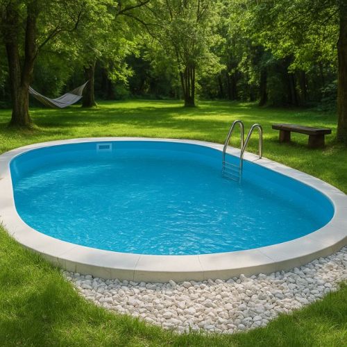 Piscina ovale con accessori inclusi 916x460x120 cm