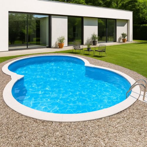 Piscina interrata forma a otto 725x460x150 cm