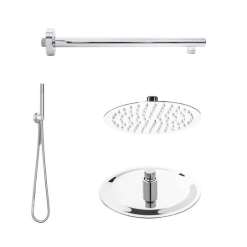 Set doccia tondo Smart cromo Metaform