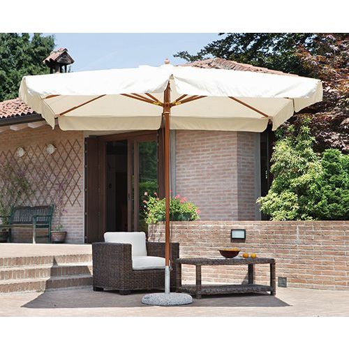 Ombrellone da giardino 3x4 mt serie de lux rettangolare