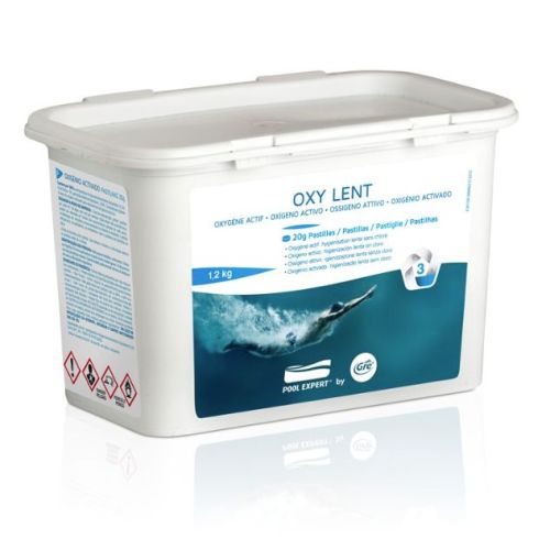 Ossigeno lento piscina Gre in pastiglie 1,2 kg