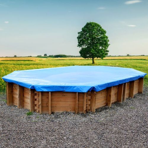 Copertura invernale per piscine rotonde fuori terra Violette Ø 455