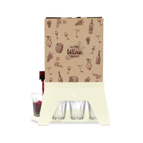 Supporto Bag in Box 3 litri panna Bacco Lisa