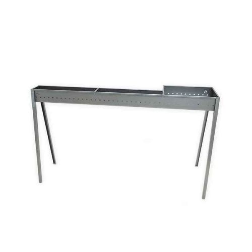 Canalina per arrosticini con barbecue Torino Grill 100+40 cm