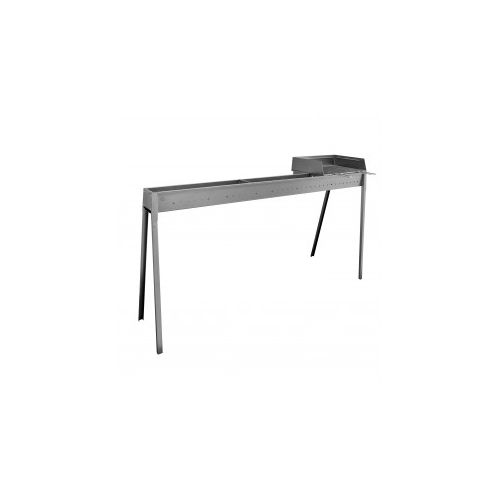 Barbecue cuocispiedini in ferro Torino Grill 80+40 e kit paratia