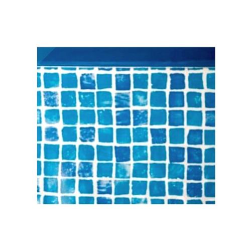 Liner piscina Gre blu mosaicato rotondo 460x132 cm