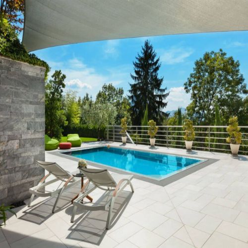 Piscina interrata rettangolare 700x400x150 cm