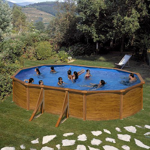 Piscina fuori terra Gre Pacific 610x375x120 cm