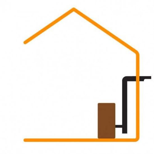 Kit tubi per stufe a pellet in acciaio nero diametro 80 mm con guarnizioni