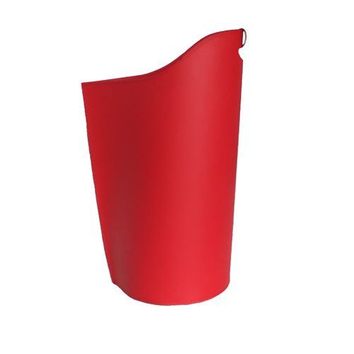Porta pellet ergonomico in cuoio Sapel