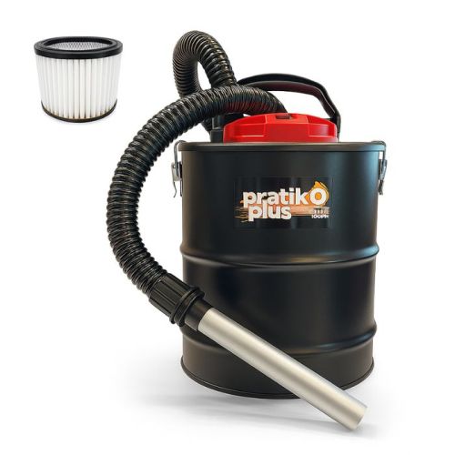 Aspiracenere elettrico Pratikò Plus da 1000 W per stufa a pellet