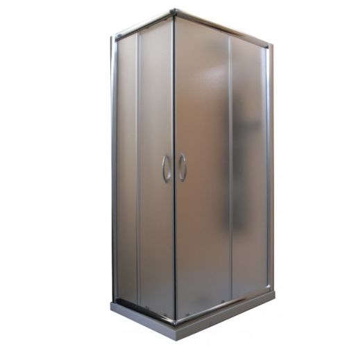 Box doccia 80x80 cm profilo cromato vetri da 5 mm
