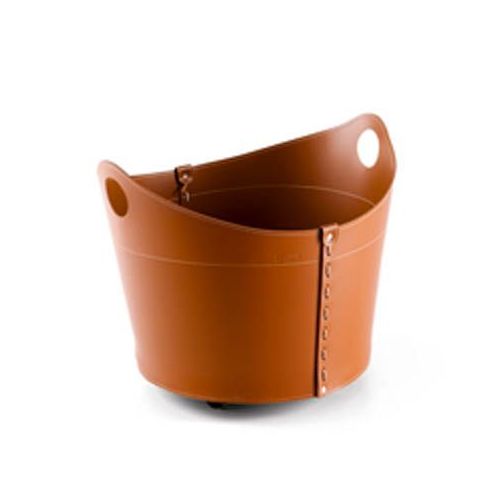 Borsa porta legna o pellet in cuoio Cadin Mini