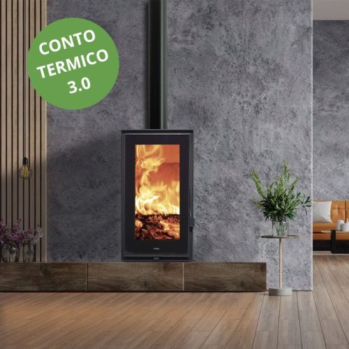 Camino a legna Willow da 8 kW Kunst 