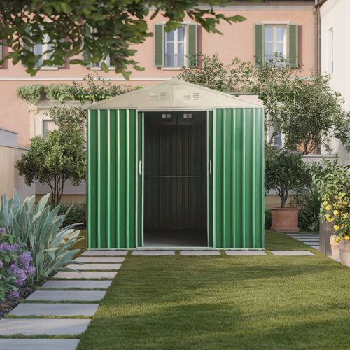 Casetta da giardino in lamiera misura S
