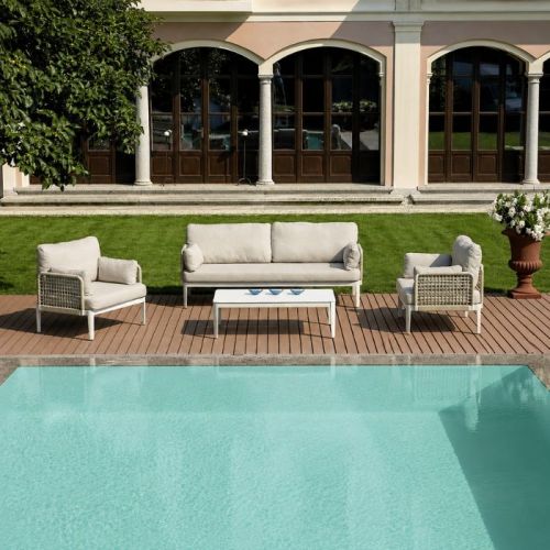 Set completo da giardino in alluminio Bandol