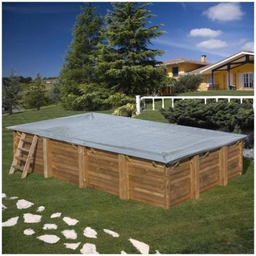 Copertura invernale per piscina rettangolare 1200x400 cm