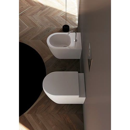 Sanitari sospesi Foglia medium Falerii Ceramica senza brida