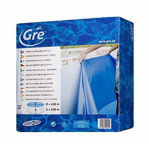 Liner piscina Gre azzurro ovale 730x375x120 cm