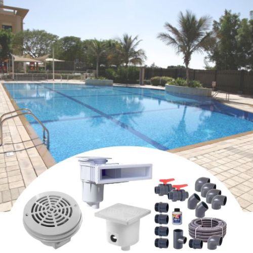 Impianto idraulico completo per piscina interrata 4x3