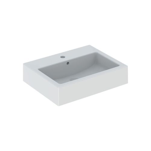 Lavabo bagno Geberit Closer con bacino rettangolare 50 cm