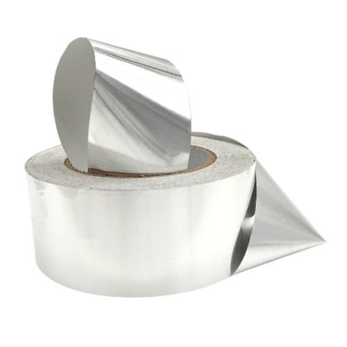 Nastro adesivo in alluminio per alte temperature 50 mt x50 mm
