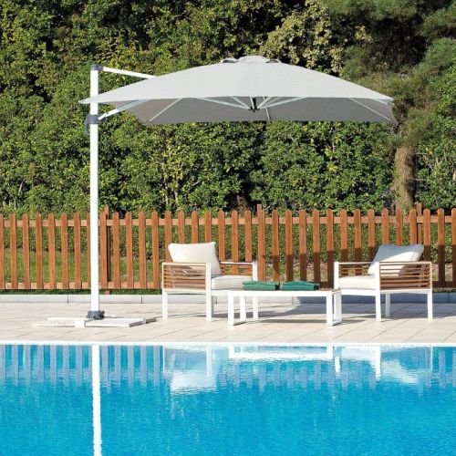 Ombrellone da giardino a braccio laterale 3x4 mt California