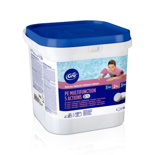 Pastiglie Multifunzione Piscina Gre 5 kg