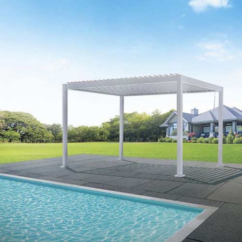 Pergola da giardino 3x4 mt Texas con tetto orientabile