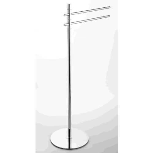 Asta porta asciugamani bagno verticale con 2 posti
