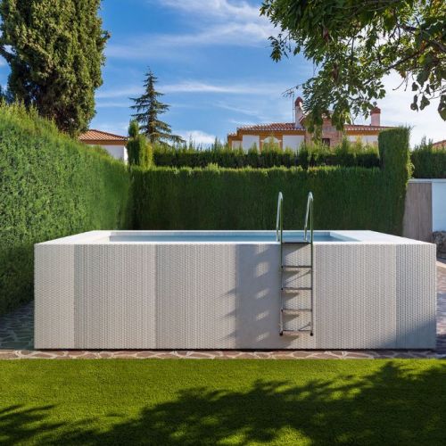 Piscina fuori terra rettangolare Skypool 400x300 cm