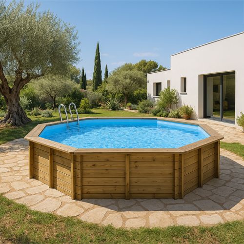 Piscina fuori terra GRE Violette rotonda Ø 500 cm
