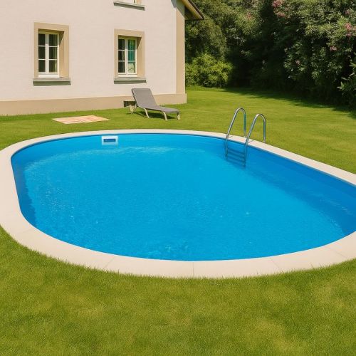Piscina ovale interrata 1100x550x150 cm