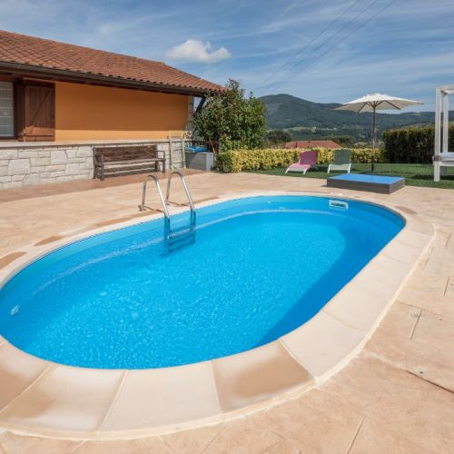 Piscina interrata Gre Madagascar ovale 500x300x150 cm
