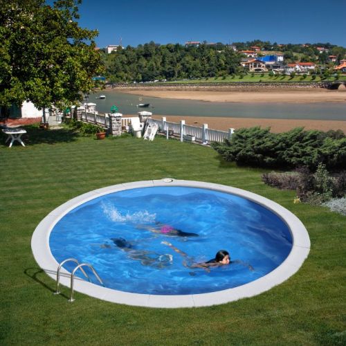 Piscina interrata rotonda GRE 420x150 cm