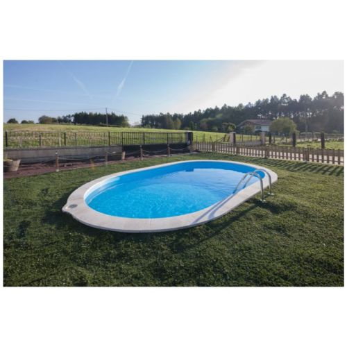 Piscina ovale interrata 600x320x120 cm